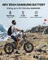 Vitilane U7 2.0 Step-thru Foldable Fat Tire Bicicletta elettrica GARANZIA ITALIANA